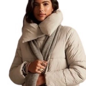 NWT Funnel-Neck Puffer Coat Size XS Petite